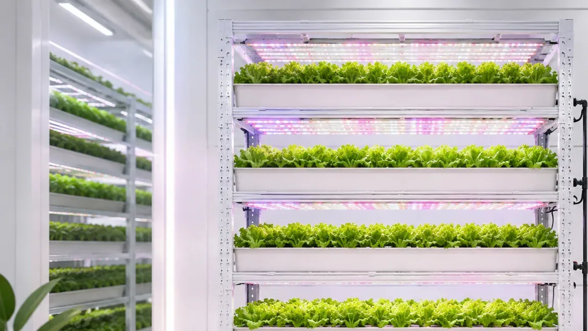 Pegma Germin clean indoor propagation system for leafy green seedling production detail view