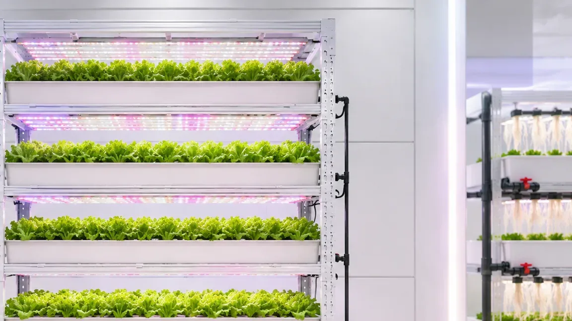 Pegma Germin clean indoor propagation system for leafy green seedling production detail view