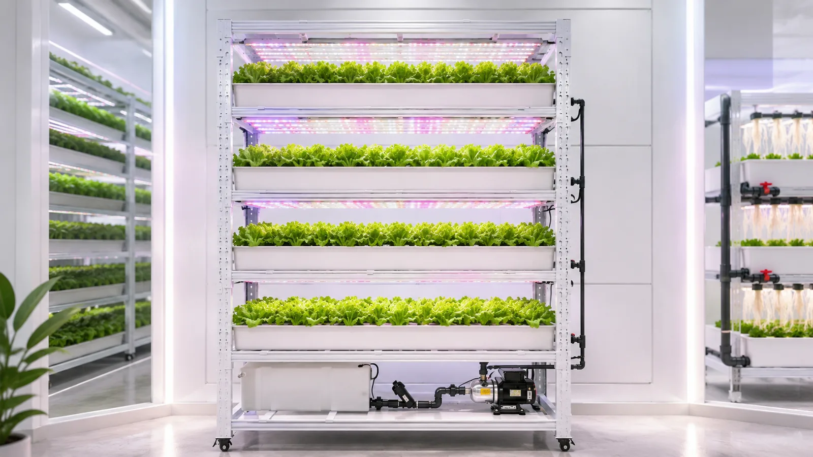 Pegma Germin clean indoor aeroponic propagation system for seedlings, microgreens and leafy greens